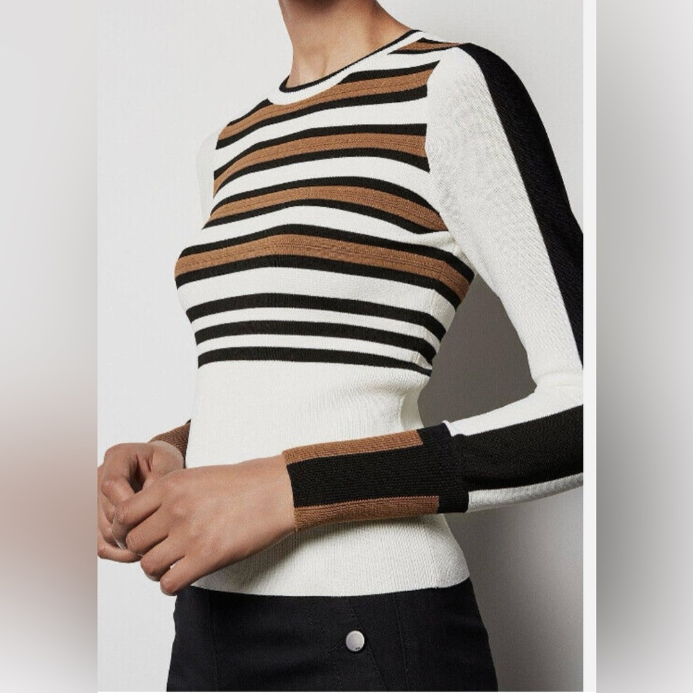 NWOT KAREN MILLEN Bold Stripe Knit Jumper Sweater
